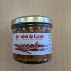 Tartinable d'olives, tomate et piment